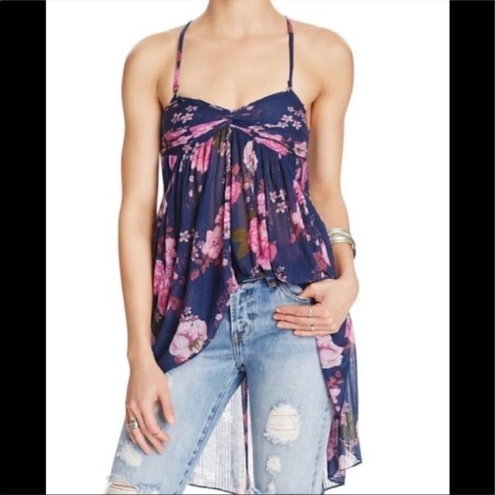 Free People Mirage Floral Top Size XS